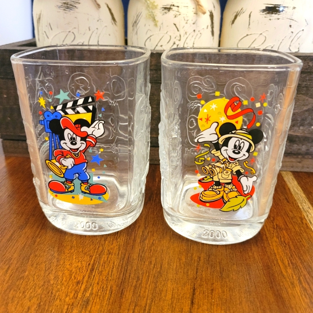 Disney's collectible McDonald's glasses set of 2